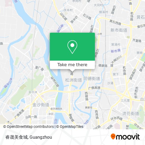 睿晟美食城 map