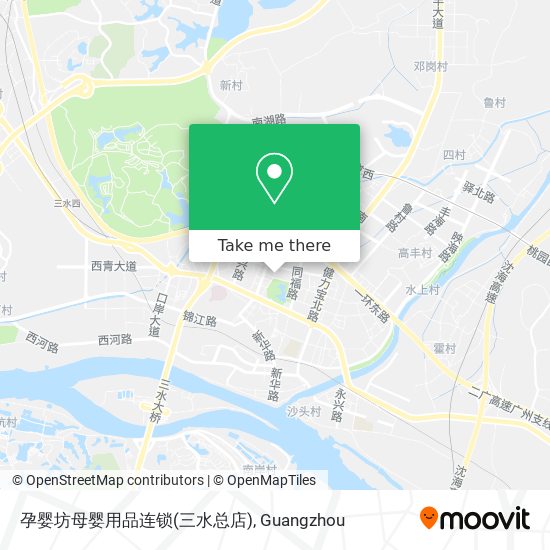 孕婴坊母婴用品连锁(三水总店) map