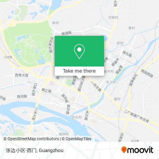 张边小区-西门 map
