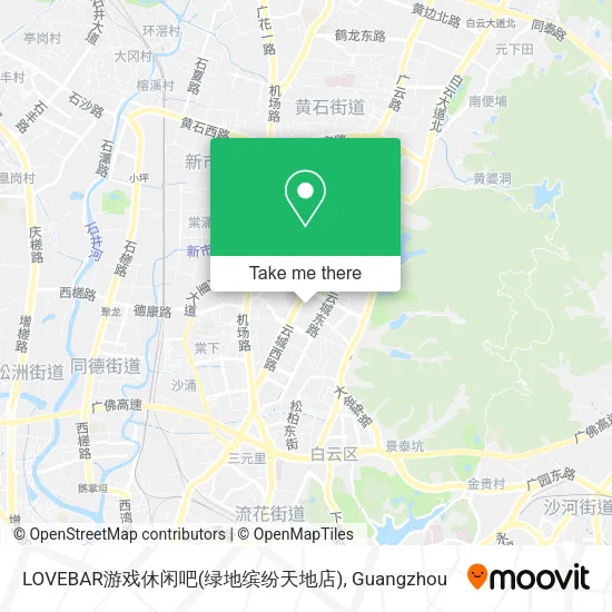 LOVEBAR游戏休闲吧(绿地缤纷天地店) map