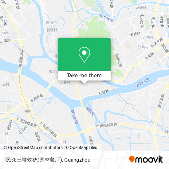 民众三墩炆鹅(园林餐厅) map