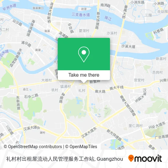礼村村出租屋流动人民管理服务工作站 map