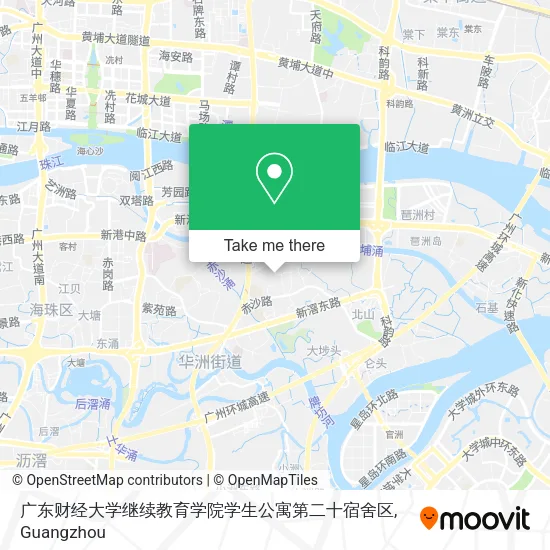 广东财经大学继续教育学院学生公寓第二十宿舍区 map