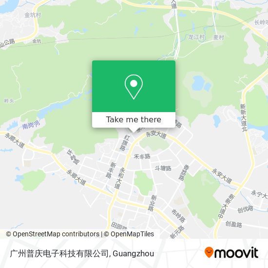 广州普庆电子科技有限公司 map