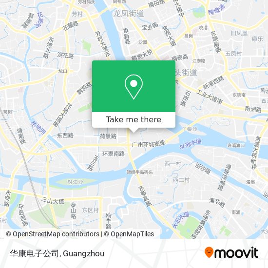 华康电子公司 map