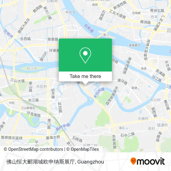 佛山恒大郦湖城欧申纳斯展厅 map