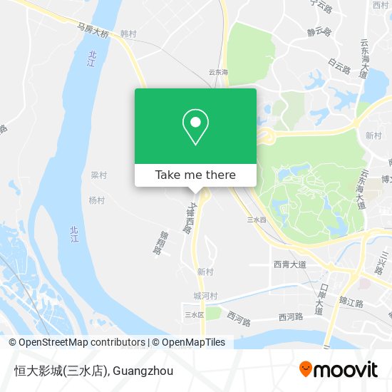 恒大影城(三水店) map