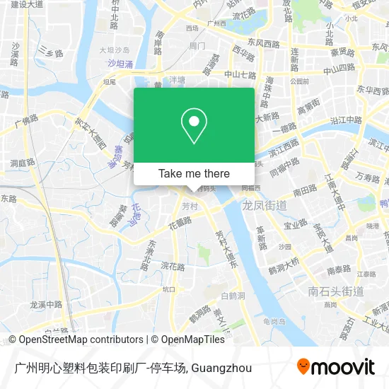 广州明心塑料包装印刷厂-停车场 map