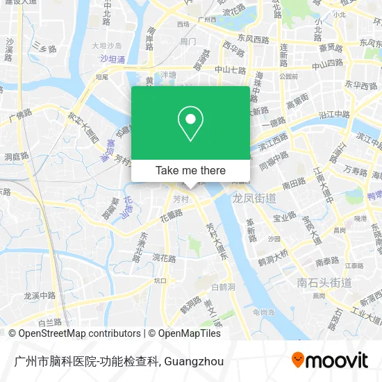 广州市脑科医院-功能检查科 map
