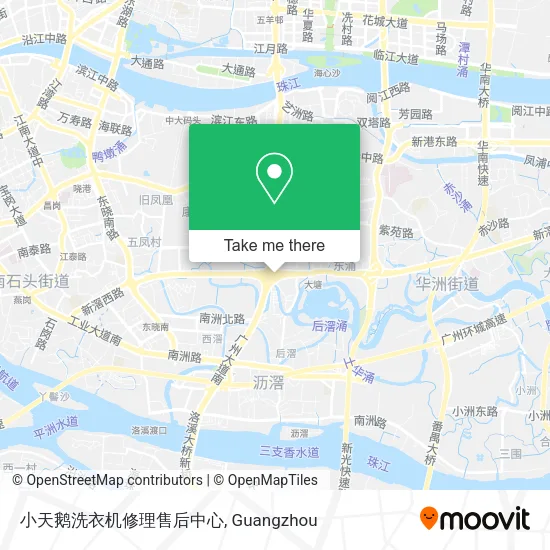 小天鹅洗衣机修理售后中心 map