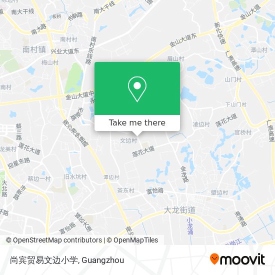 尚宾贸易文边小学 map