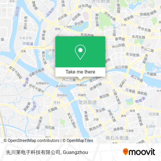 先川莱电子科技有限公司 map