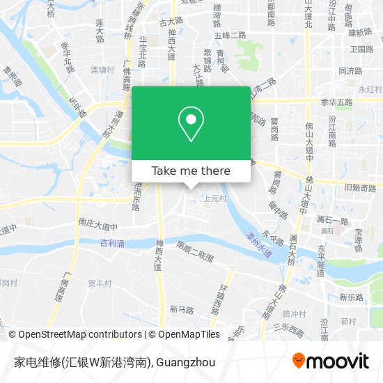 家电维修(汇银W新港湾南) map