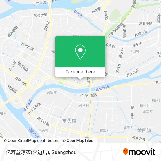 亿寿堂凉茶(容边店) map