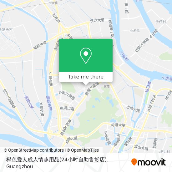 橙色爱人成人情趣用品(24小时自助售货店) map