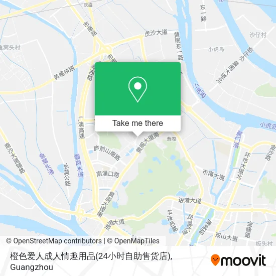 橙色爱人成人情趣用品(24小时自助售货店) map