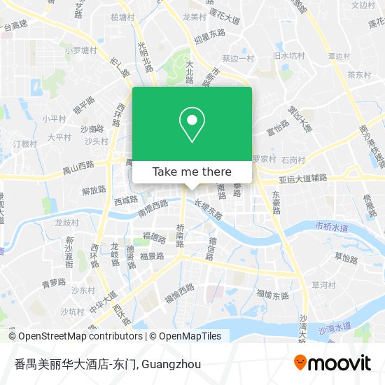 番禺美丽华大酒店-东门 map