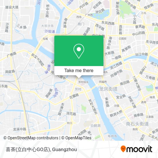 喜茶(立白中心GO店) map