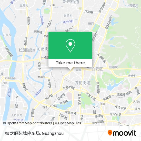 御龙服装城停车场 map