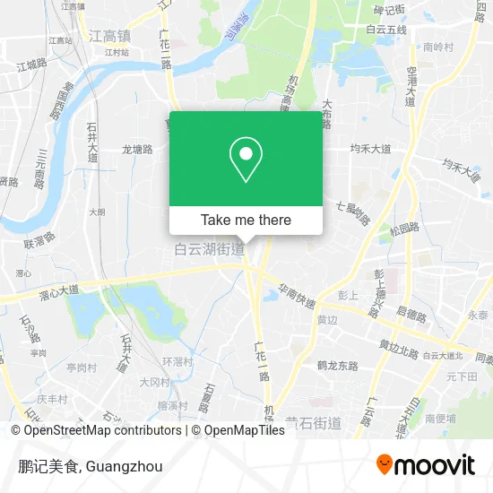 鹏记美食 map
