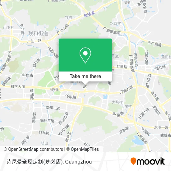 诗尼曼全屋定制(萝岗店) map