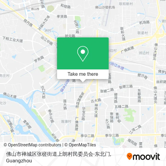 佛山市禅城区张槎街道上朗村民委员会-东北门 map