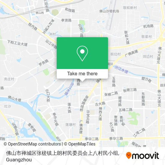 佛山市禅城区张槎镇上朗村民委员会上八村民小组 map
