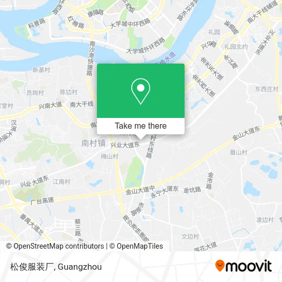 松俊服装厂 map