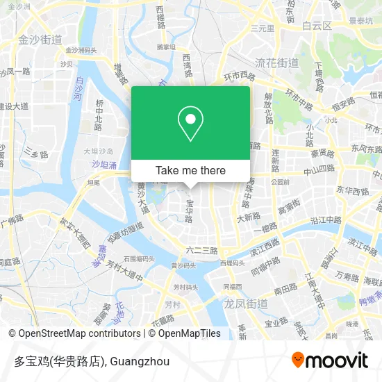 多宝鸡(华贵路店) map