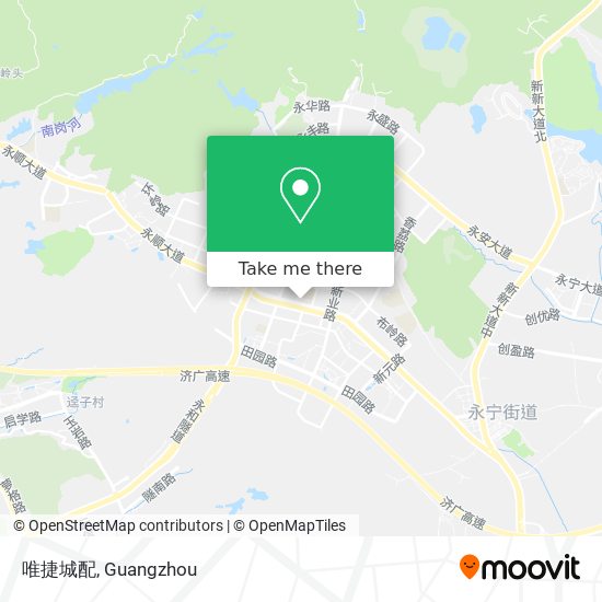 唯捷城配 map