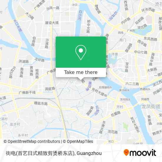 街电(首艺日式精致剪烫桥东店) map
