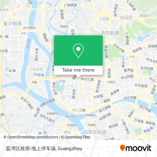 荔湾区政府-地上停车场 map