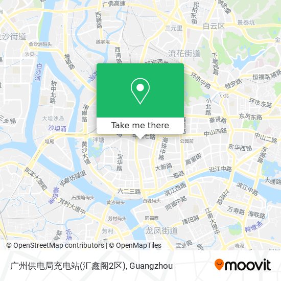 广州供电局充电站(汇鑫阁2区) map