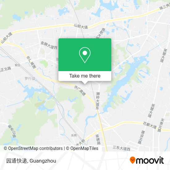园通快递 map