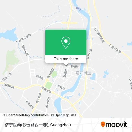 倍宁医药(沙园路西一巷) map