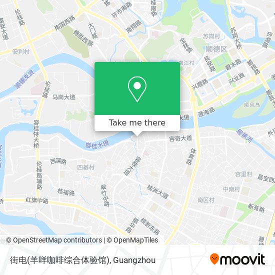 街电(羊咩咖啡综合体验馆) map