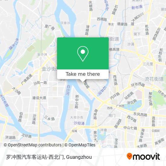 罗冲围汽车客运站-西北门 map