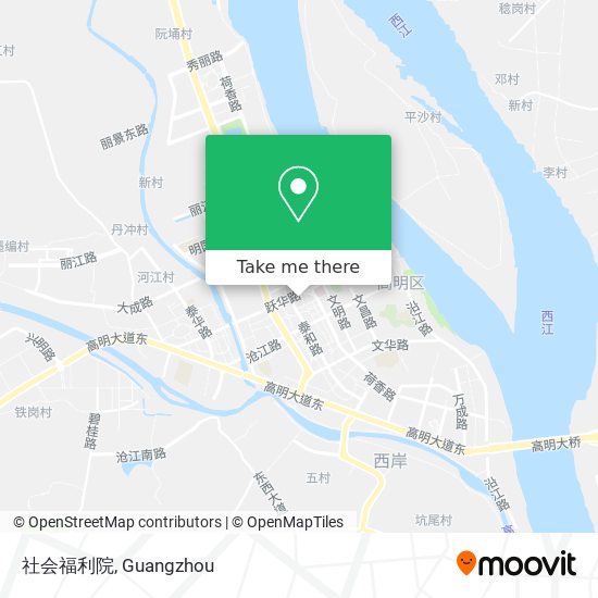社会福利院 map