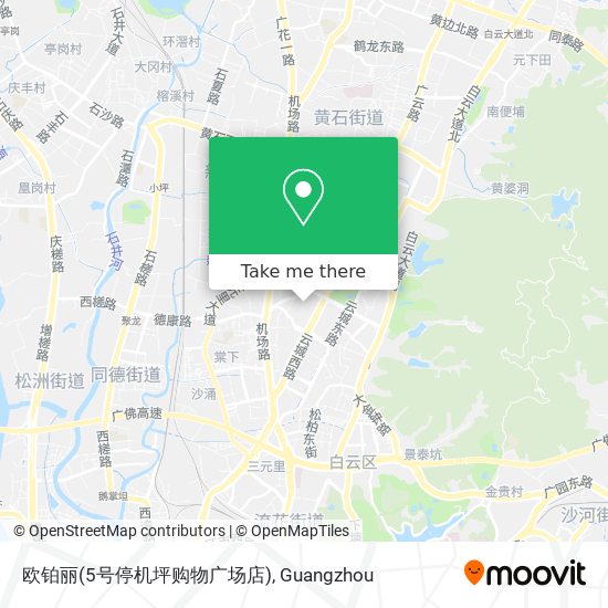 欧铂丽(5号停机坪购物广场店) map