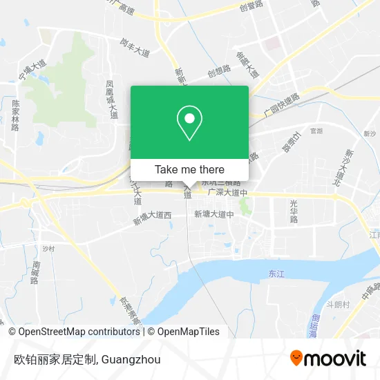 欧铂丽家居定制 map