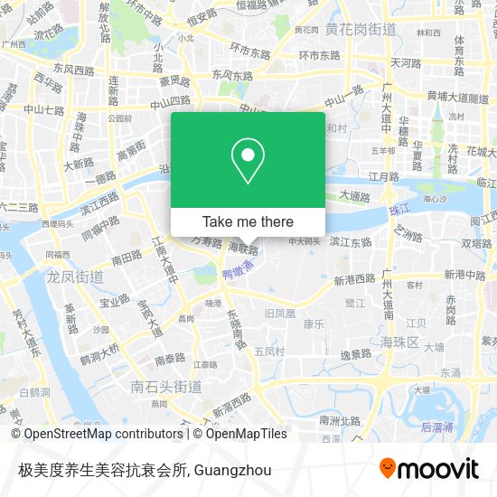 极美度养生美容抗衰会所 map
