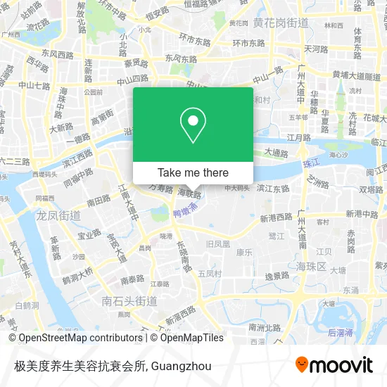 极美度养生美容抗衰会所 map