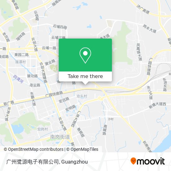 广州鹭源电子有限公司 map