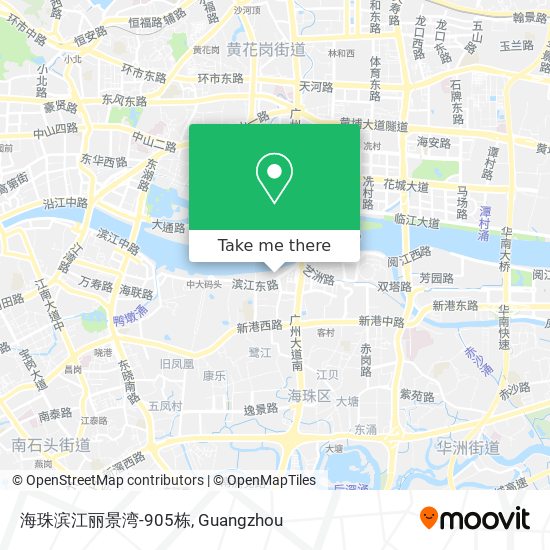 海珠滨江丽景湾-905栋 map