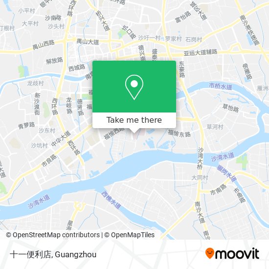 十一便利店 map