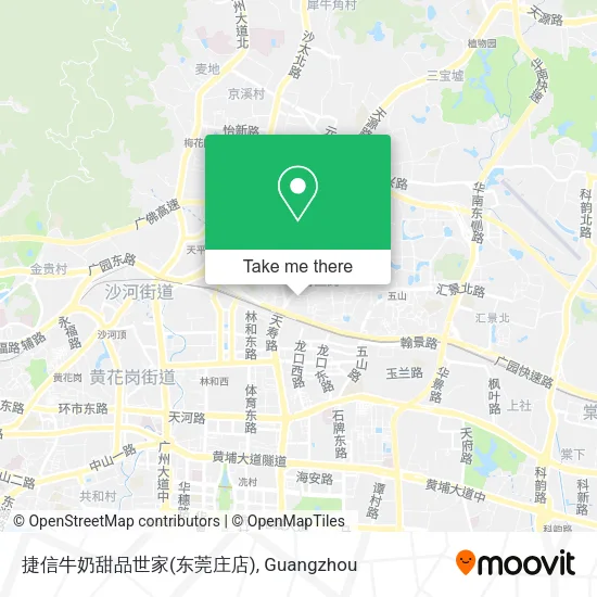 捷信牛奶甜品世家(东莞庄店) map