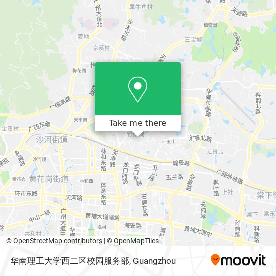 华南理工大学西二区校园服务部 map