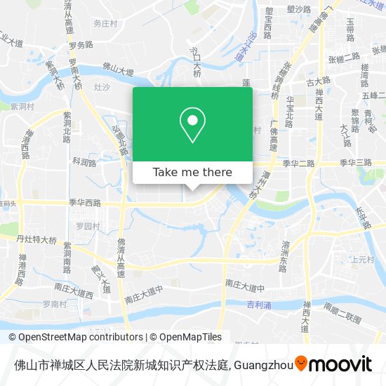 佛山市禅城区人民法院新城知识产权法庭 map