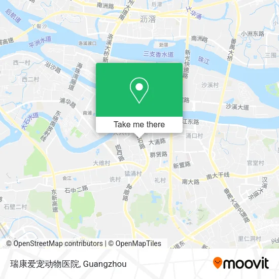 瑞康爱宠动物医院 map