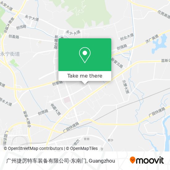 广州捷厉特车装备有限公司-东南门 map
